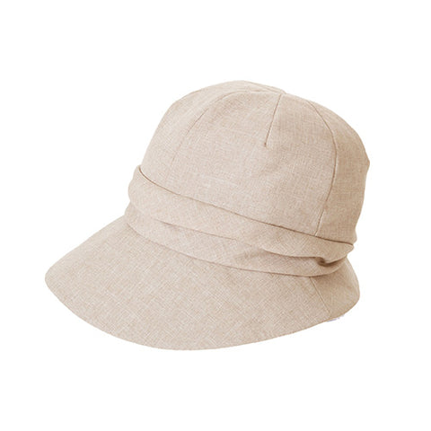 NEEDS Cool Sunscreen Small Face Sun Visor Foldable Beige