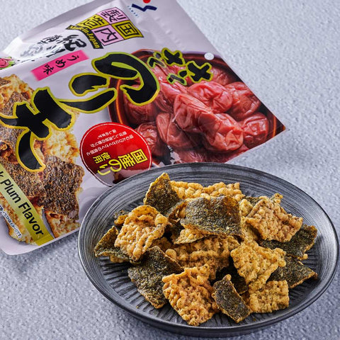 San Rong Foods Crispy Plum Flavor Fried Seaweed Pancake (70g)