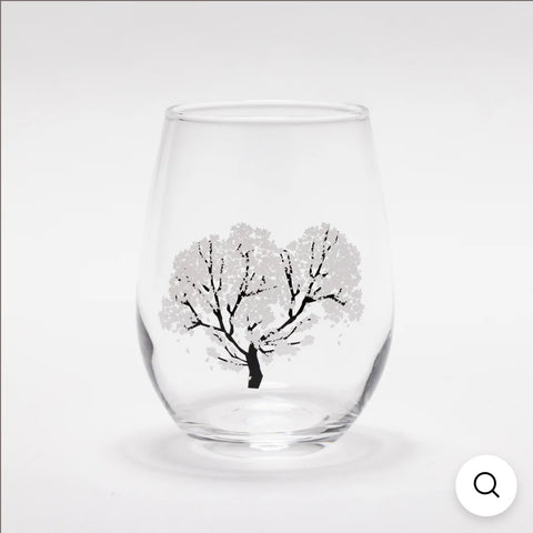 Japan Four Seasons Magic Glass 4 Pieces, Made in Japan #572