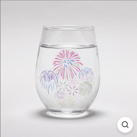 Japan Four Seasons Magic Glass 4 Pieces, Made in Japan #572