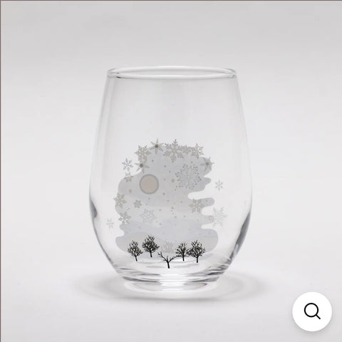 Japan Four Seasons Magic Glass 4 Pieces, Made in Japan #572