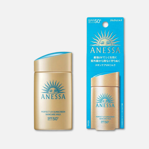 Shiseido ANESSA Perfect UV Sunscreen Skincare Milk SPF50+ PA++++ 60ml (Gold Bottle)