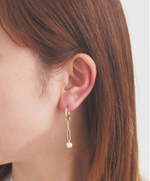 JUNO Freshwater Pearl Hook Earrings