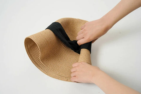 UV CUT washable foldable sun hat UV shielding rate 99% UPF 50+