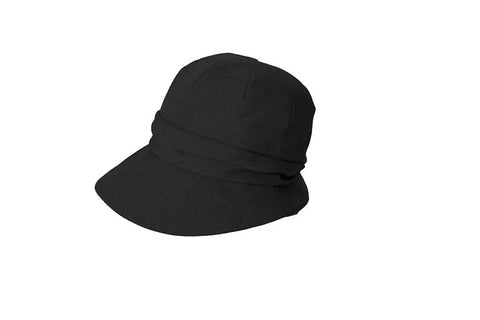 NEEDS Cool Sunscreen Small Face Visor Foldable Black
