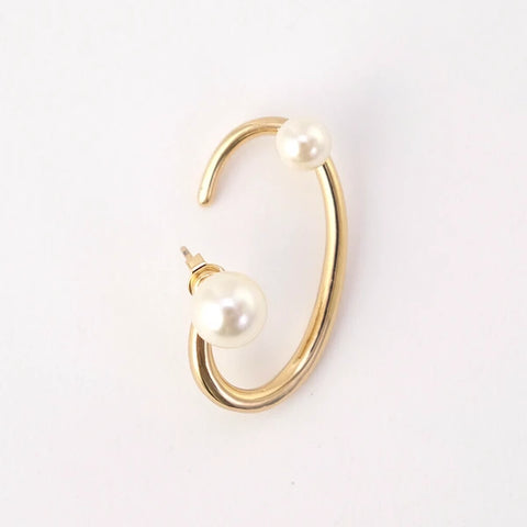 Shesay Earrings/Glass Pearl Nickel-Free Left Ear Single