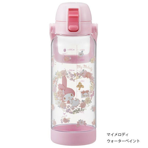Skater Timing Design Transparent Direct Drinking Plastic Water Cup Large Capacity 1000ml （ my melody）