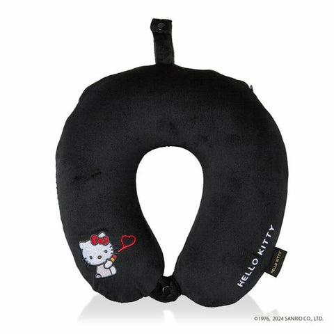 [Siffler] Memory Foam Neck Pillow Hello Kitty Black Heart