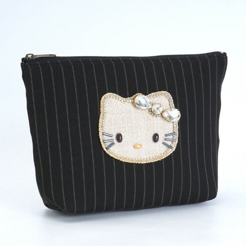 Hello Kitty stripe pattern pouch mk25003