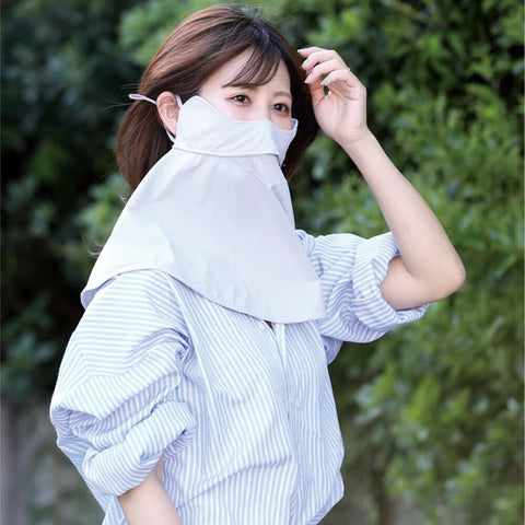 Cool And Breathable Sunscreen Mask, Enhanced Eye Protection, Uv Shielding Rate Over 99%