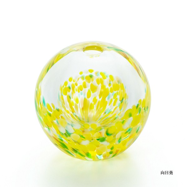 Japan Tsugaru VIDRO Japan's Four Seasons Handmade Glass Single Vase - Sunflower