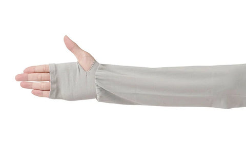UV & Cool Soft Fit Arm Sleeve, UV Protection, Sun Protection, Cool Feeling, Light Gray