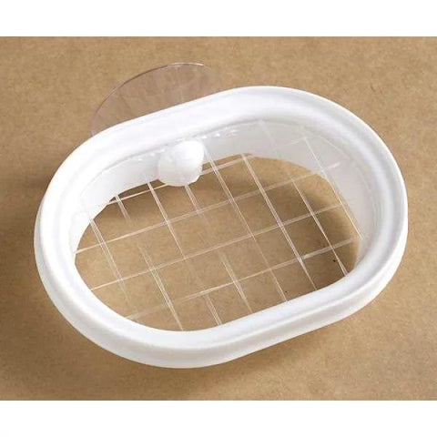 Soap holder Q-BAN cool white 14.4 x 11.6 x 5.5 cm