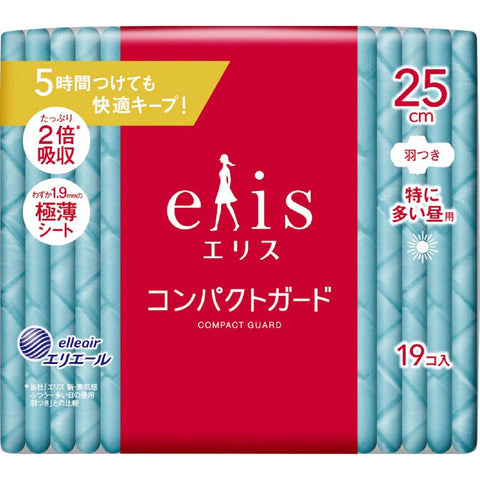 Daio Paper Elis Compact Guard (especially for daytime) 25cm，19 sheets with wings (quasi-drug)