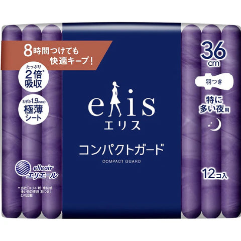 Daio Paper Elis Compact Guard (especially for many nights) 12 sheets with 36cm，wings (quasi-drug)