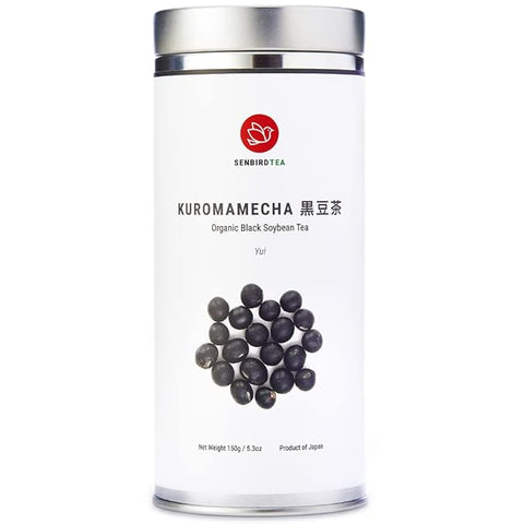 Senbird Japanese Hokkaido Organic Black Bean Tea Bulk Black Bean Tea Sealed Tea Can (5.3oz/150g)