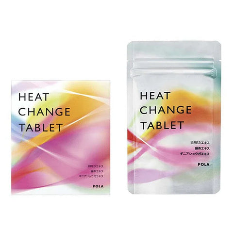 POLA New HEAT CHANGE TABLET Fat-Burning Supplement – 90 Tablets (3-Month Supply, Japan)