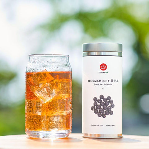 Senbird Japanese Hokkaido Organic Black Bean Tea Bulk Black Bean Tea Sealed Tea Can (5.3oz/150g)