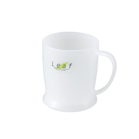 TAZA PLASTICO LEAF CLARO 250ml