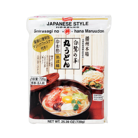 SHIRAKIKU Sanukiya Shiragiku no Hana Udon Noodles – 720g (8 Servings)