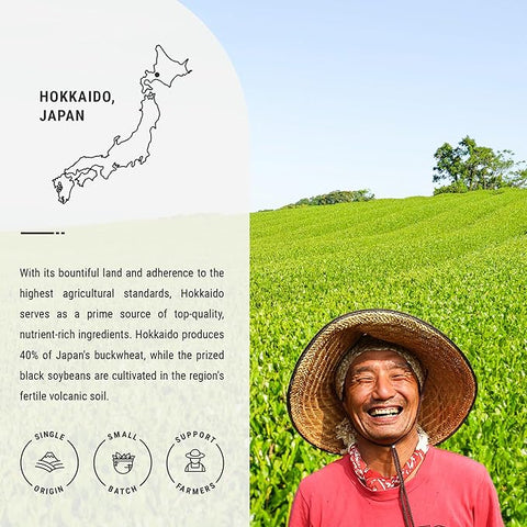 Senbird Japanese Hokkaido Organic Black Bean Tea Bulk Black Bean Tea Sealed Tea Can (5.3oz/150g)