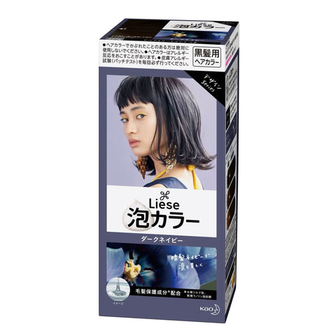 Kao Liese Creamy Bubble Color – Dark Navy (For Dark Hair)