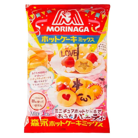 Morinaga Pancake & Waffle Mix – 150g × 4 Packs – Made in Japan