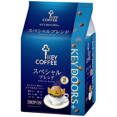 Key Coffee KEY DOORS+ Drip-On Special Blend (10 Packs) – Instant Drip Coffee