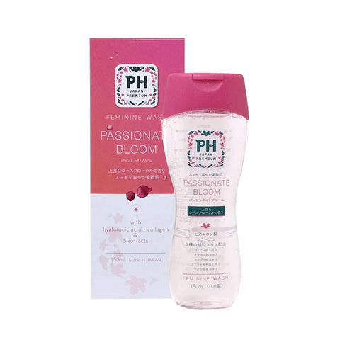 Japanese ph female private wash antibacterial antipruritic deodorant rose fragrance 150ml