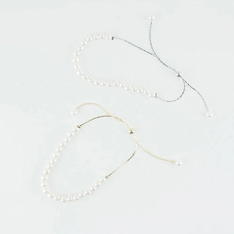JUNO Pearl Sliding Chain Bracelet