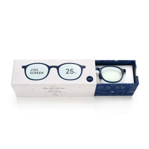 JINS SCREEN 25% Blue Light Blocking Glasses for Kids – Blue