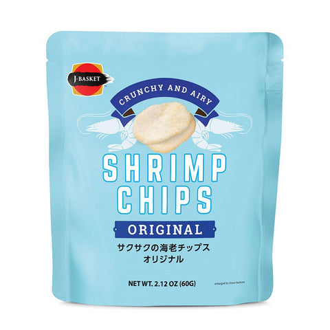 J-Basket Shrimp Ebi Chips Original Flavor 2.12 oz