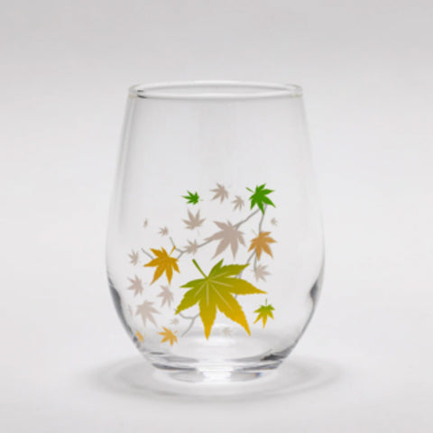 Japan Four Seasons Magic Glass 4 Pieces, Made in Japan #572