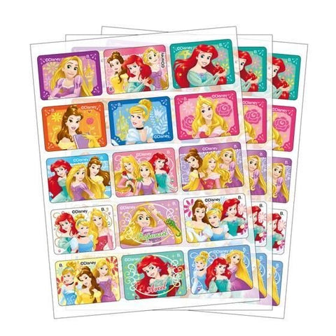 Japan Bandai Disney Princess Insect Repellent Stickers – 12-Hour Protection, 45 Stickers per Pack