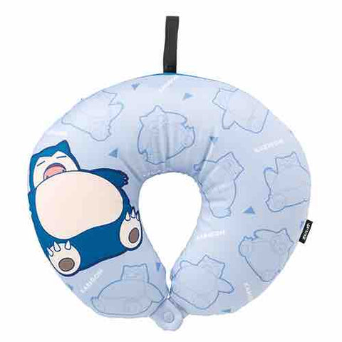 Japan GOWELL 3-in-1 Convertible Travel Neck Pillow – Blue Snorlax Design