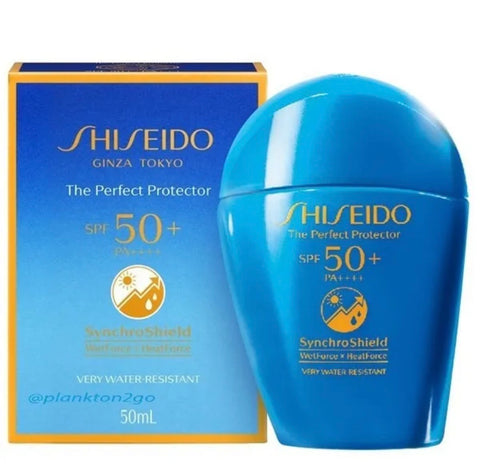 Shiseido Sun Care “Blue Bottle” UV Protector – Refreshing & Water-Resistant Sunscreen Lotion
