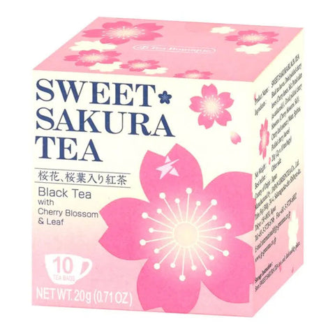 Japan Tea Boutique Sakura Black Tea – 10 Tea Bags (20g)