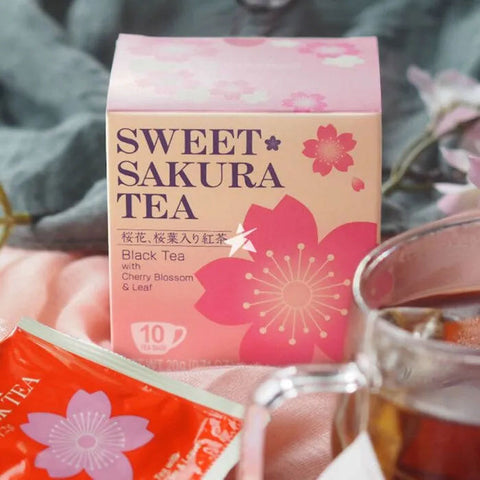 Japan Tea Boutique Sakura Black Tea – 10 Tea Bags (20g)