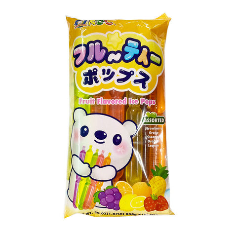 Funny Hippo Fruit Flavored Ice Pops Assorted  850g(10bars)