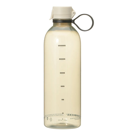 Starbucks Japan Joypack Beige Plastic with Sticker 710ml