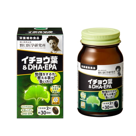 Japan Noguchi Medical Research Institute Ginkgo Biloba DHA/EPA Vascular Cleaner Prevents Alzheimer's Disease 60 Tablets