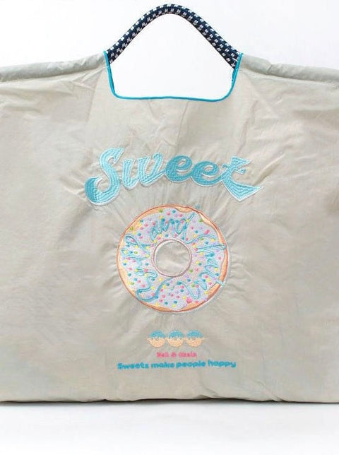 ball&chain shopping bag mirror ball （Donut）#27 Size L/Gray 301131