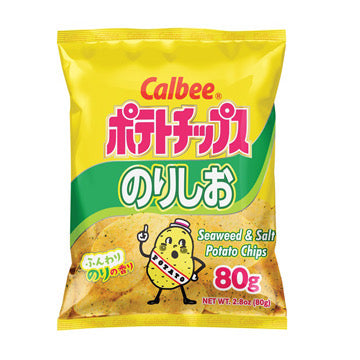 Calbee Rock Grilled Seaweed Potato Chips 80g