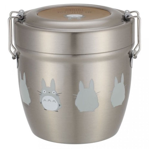 Skater Double-layer Stainless Steel Six-hour Insulation Lunch Box Chinchilla 550ml