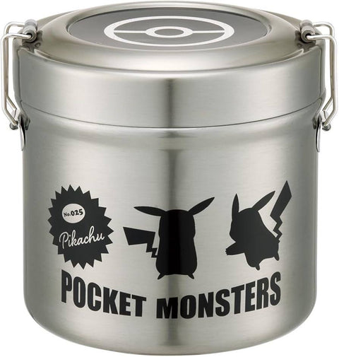 Skater double-layer stainless steel six-hour heat preservation lunch box Pikachu 840ml