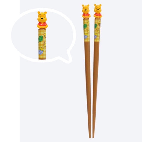 Tokyo Disney Cartoon Non-slip Design Children's Chopsticks Winnie