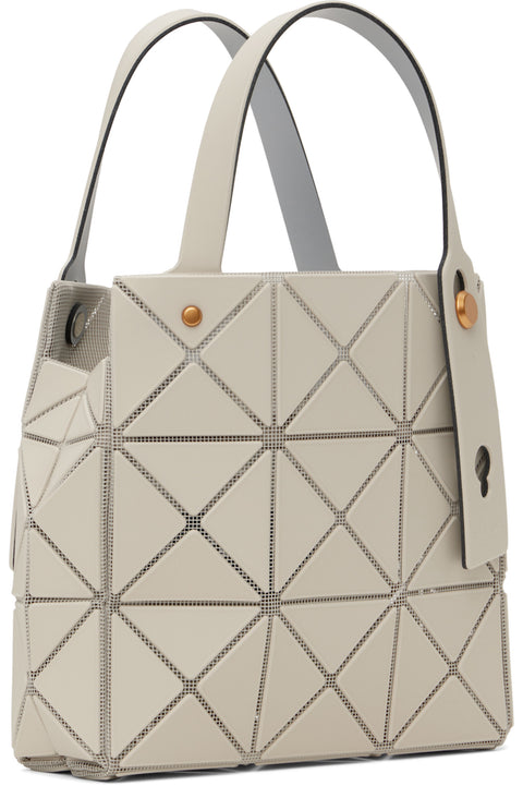 BAO BAO ISSEY MIYAKE Gray Carat Small Bag （Beige）