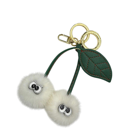Floats！NEW CHERRY KEY CHAIN WHITE