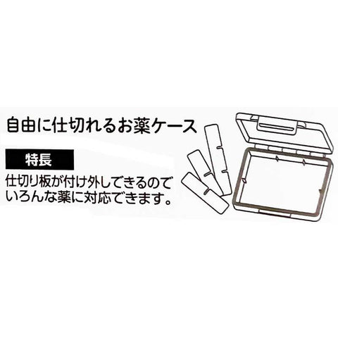 Medicine case that can be partitioned freely