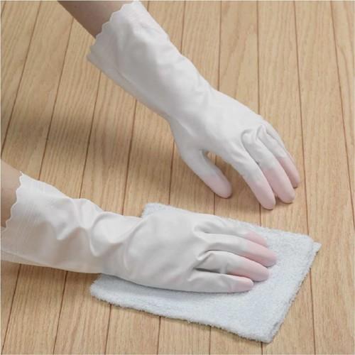 S.T. Family Thin Vinyl Gloves – Finger Reinforced, S Size ，Pink